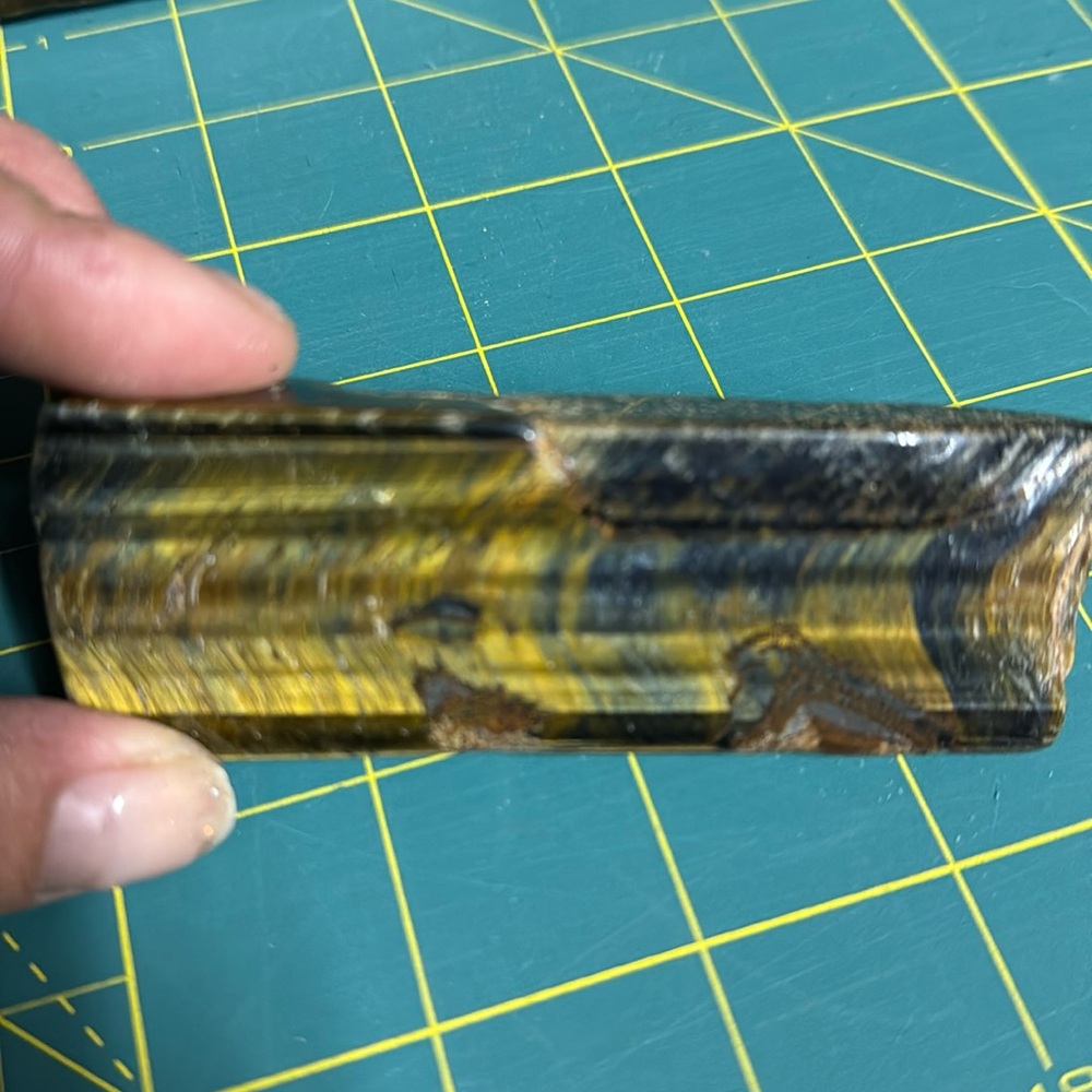 Yellow and blue tiger eye